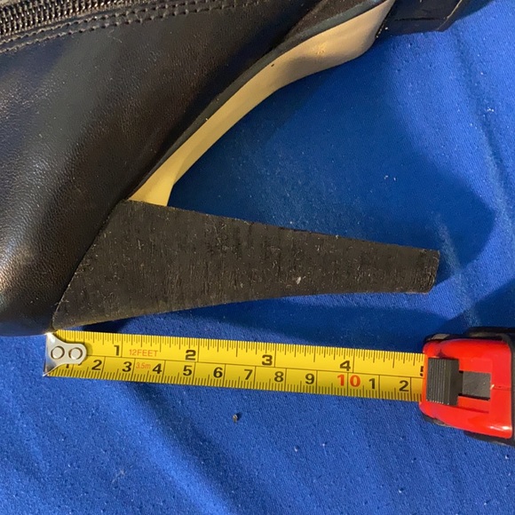 9 West leather upper platform booties - Picture 4 of 4